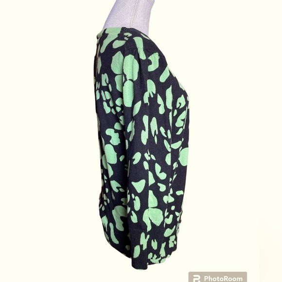 Eci New York Green & Black Floral Cardigan - Picture 2 of 7